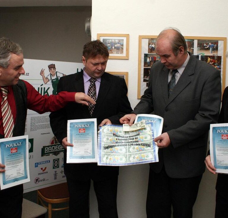 Barborka dostala stříbrné bowlingové ceny