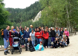 Barborka si užívala dovolenou v Adršpachu