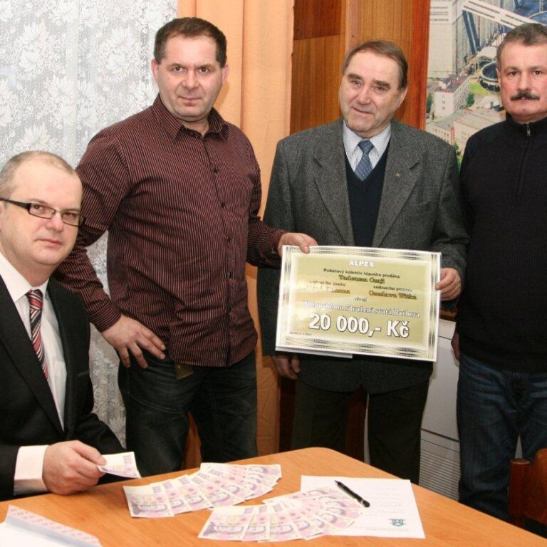 Hornická solidarita míří i do postižených rodin