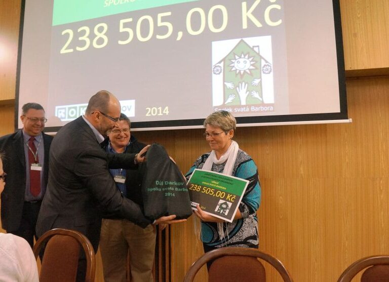 Darkov předal vánoční dárek Barborce